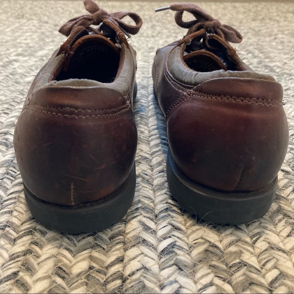 Timberland Tim’s Waterproof Lace Up Leather Loafer Size 9.5 M Gore Tex - Picture 2 of 6